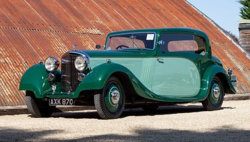 1934 Bentley 3½ Litre Pillarless Coupé by Gurney Nutting For Sale
