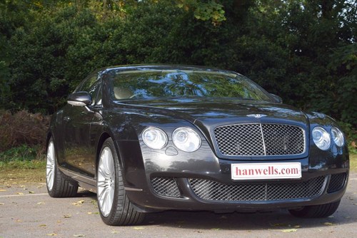 2009/09 Bentley Continental GT Speed in Diamond Black For Sale