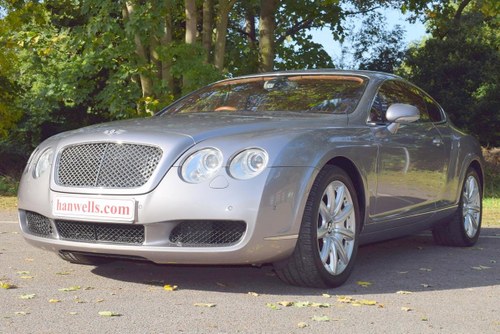 2005/55 Bentley Continental GT in Silver Tempest Till salu