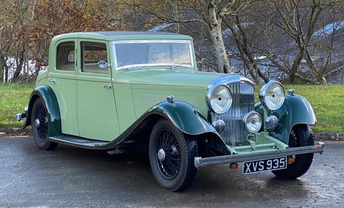 1934 Bentley 3½ Litre Hooper Sports Saloon B129BL VENDUTO