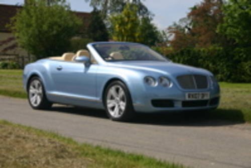 Bentley Continental GT Convertible For Hire