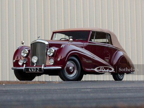 1952 Bentley Mark VI Drophead Coupe by Park Ward For Sale by Auction