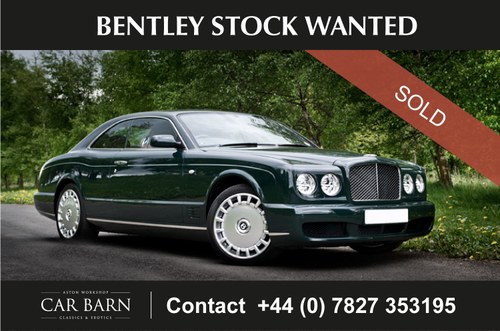 2005 Bentley Stock Wanted For Sale