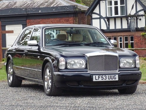 2003 Bentley Arnage RL Mulliner 27th April For Sale by Auction