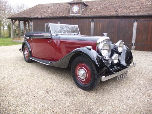 1939 Bentley 4  1/4 Litre MR Vanden Plas Drophead Coupe For Sale