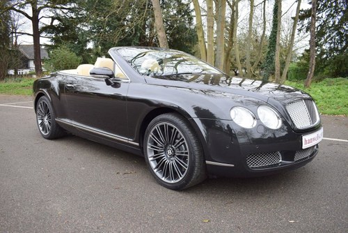 2008/58 Bentley GTC Mulliner in Diamond Black For Sale