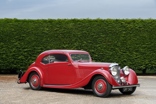 1935 Bentley 3  Derby Aerofoil Coup SOLD