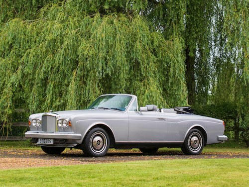 1985 Bentley Continental Convertible For Sale by Auction