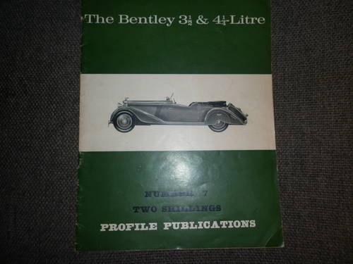 1920 3.25 litre Bentley In vendita