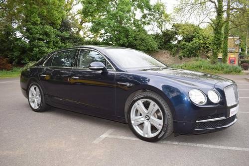 2014/14 Bentley Flying Spur W12 LHD in Dark Sapphire For Sale
