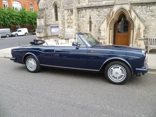 1987 Bentley Continental convertible For Sale