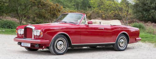 1985 BENTLEY CONTINENTAL CONVERTIBLE For Sale by Auction
