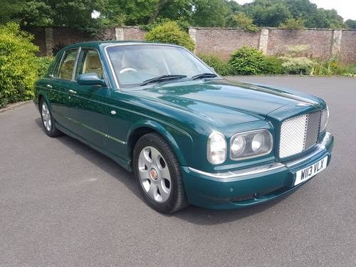 **JULY AUCTION** 2000 Bentley Arnage For Sale by Auction