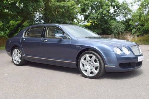 2008/08 Bentley Flying Spur Mulliner in Meteor Blue In vendita