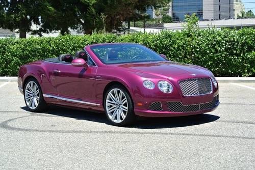 2014 Bentley Continental GT Speed Convertible = Purple $133. For Sale