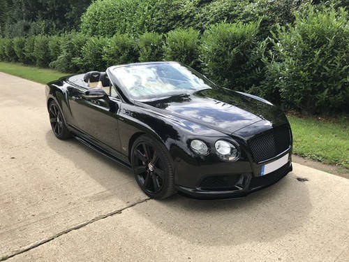 2015 BENTLEY GTC V8 S "CONCOURS SERIES BLACK" For Sale