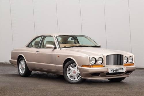 1996 Bentley Continental R - Stunning Condition Lot No.: 207 For Sale by Auction