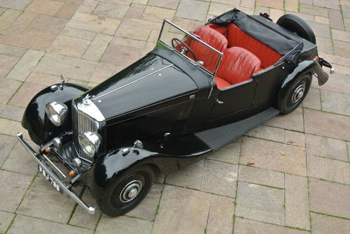 1934 BENTLEY 3  1/2 Litre Derby Drop Head Coupe /  Convertibe In vendita