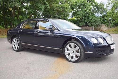 2006/06 Bentley Flying Spur in Sapphire Blue For Sale