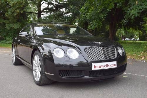 2005/05 Bentley Continental GT in Diamond Black For Sale