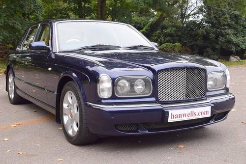2001/51 Bentley Arnage Red Label in Peacock Blue For Sale