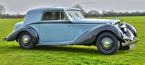 1938 Bentley 4 1/4 Sportsman's Coupe by De Villars: 17 Oct 2 For Sale by Auction