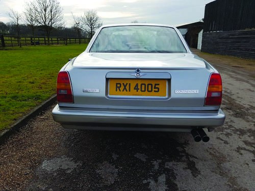 Bentley Continental 1992 For Sale by Auction