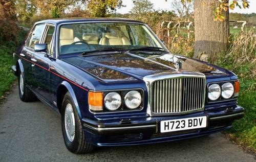 1990 BENTLEY TURBO R MKII ( active ride ) History from new ! For Sale