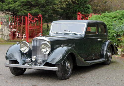 1937 Bentley 4 ¼ Ltr Kellner Pillarless Sports Saloon B97HM For Sale