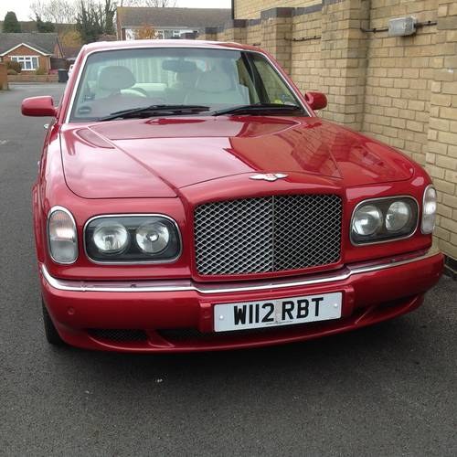 2000 Bentley arnage red lable In vendita