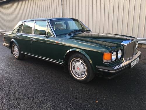 1987 BENTLEY MULSANNE S 6.8 AUTO, BALMORAL GREEN WITH CREAM  For Sale