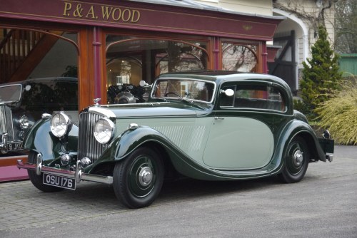 Bentley 4 ¼ litre 1937 Pillarless Coupe by Gurney Nutting For Sale