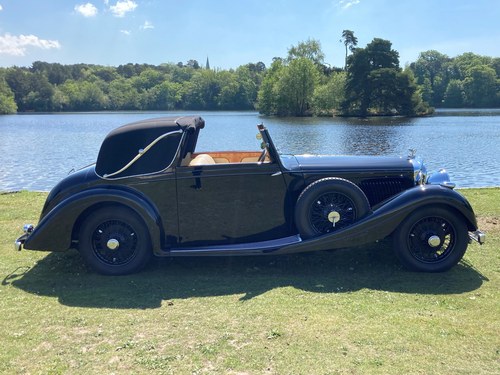 1938 Bentley 4 1/4 Litre Sedanca Coupe by Gurney Nutting For Sale