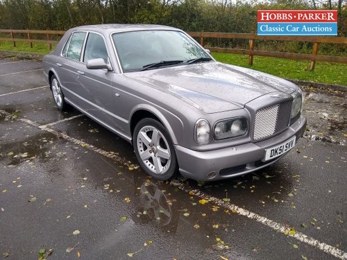 2001 Bentley Arnage T - 84,600 Miles - Sale 28th/29th For Sale by Auction
