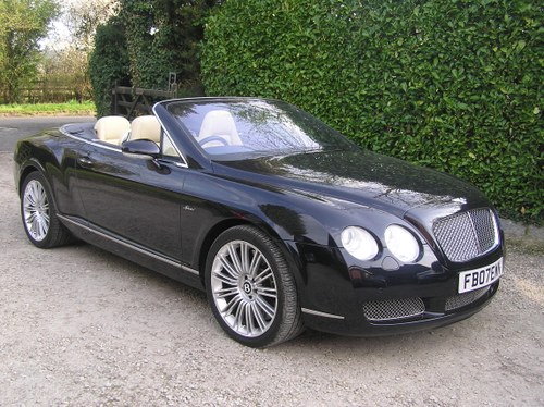 2007 Bentley Continental 6.0 GTC convertile For Sale