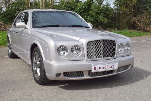2007/07 Bentley Arnage T Mulliner in Silver Storm In vendita