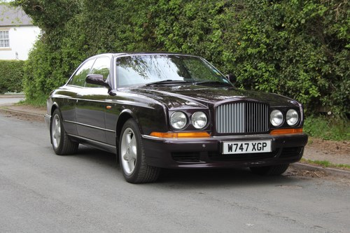 2000 Bentley Continental R Mulliner, 17000 Miles From New In vendita