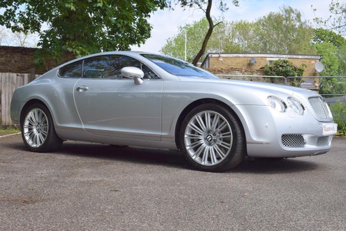 2004/54 Bentley Continental GT in Moonbeam Silver For Sale