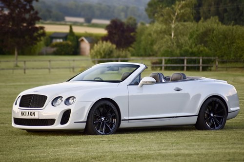 2011 Bentley Continental Convertible SuperSport - SOLD In vendita