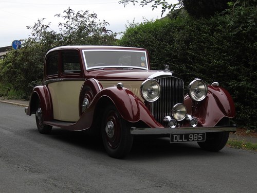 1937 Derby Bentley 4.25 VDP Pillarless Saloon - Fiennes Rebuild For Sale