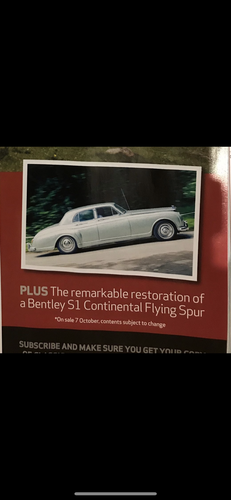 1958 Exquisite S1 Continental  James Young For Sale
