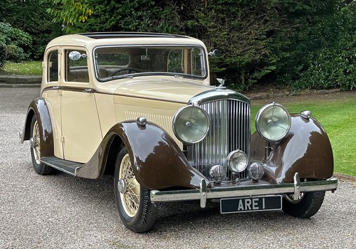 1937 BENTLEY 4 1/4 Litre Park Ward overdrive Sports Saloon For Sale
