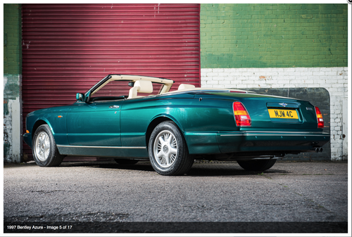 1997 Bentley Azure Gorgeous Car only just 23000 miles In vendita