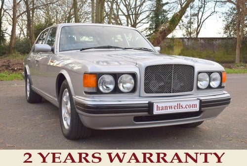 1997 P Bentley Brooklands Turbo in Silver Pearl For Sale