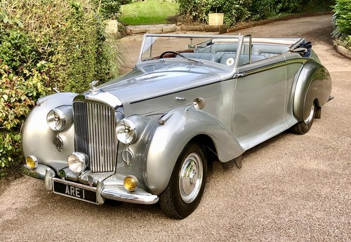 1949 BENTLEY MKVI DHC Convertible Indian Royal History For Sale