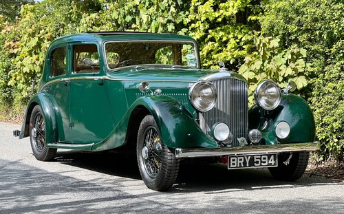 1937 Bentley 4¼ Litre Park Ward Sports Saloon B142KT In vendita