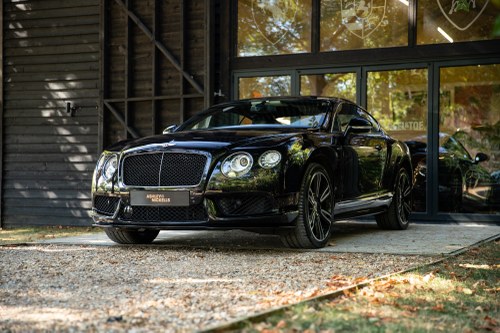 2014 BENTLEY CONTINENTAL V8 S // SPECIAL ORDER ONYX BLACK For Sale