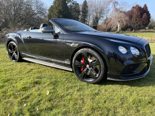 2017 Bentley Gtc V8S Black Edition In vendita