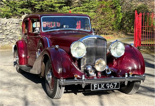 1939 Bentley 4¼ Overdrive Park Ward Sports Saloon B67MX For Sale