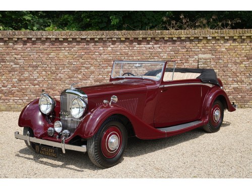 1938 Bentley 4 ¼ Litre Drophead Coupe by Hooper "Derby" Full rest For Sale